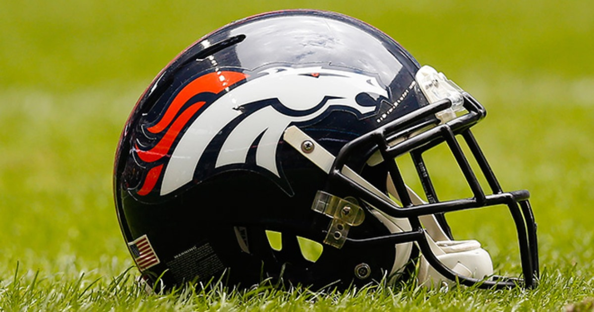How to Draw a Broncos Football Helmet