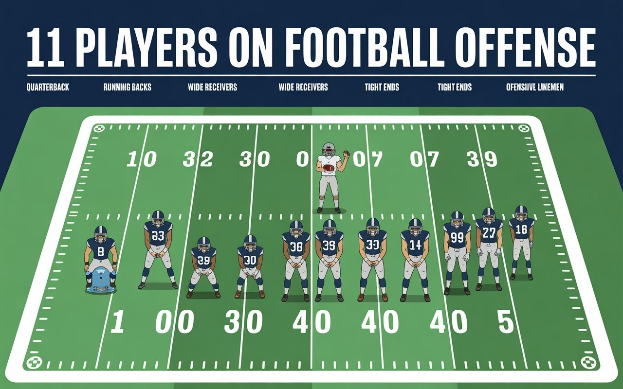 How Many Players on Football Offense