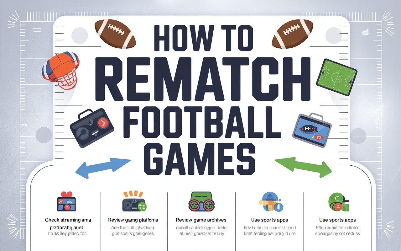 How To Rewatch Football Games
