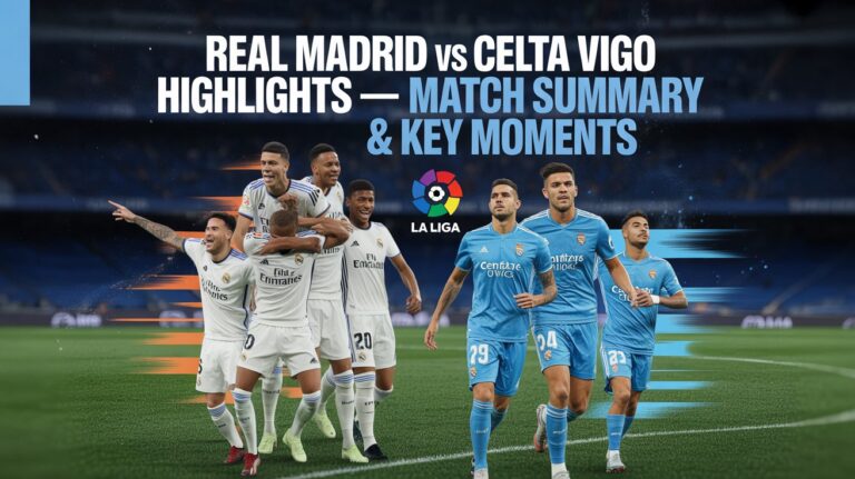 Real Madrid vs Celta Vigo highlights — Match Summary & Key Moments