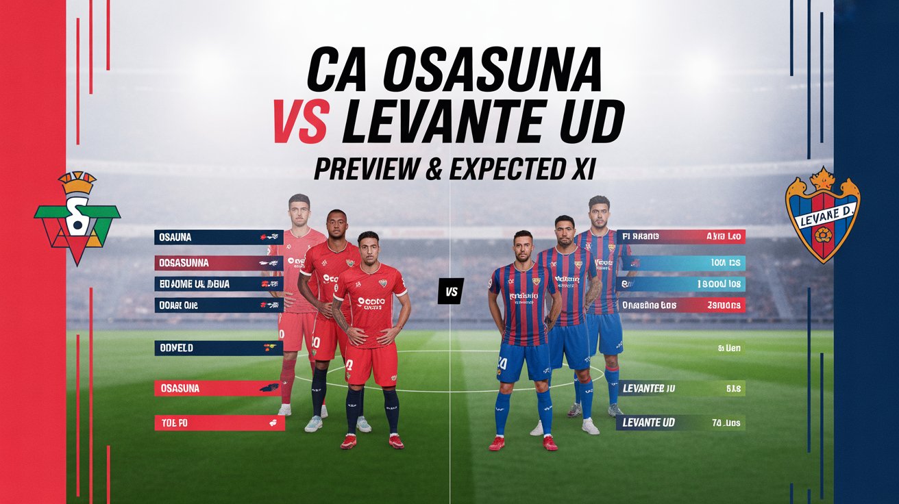Ca Osasuna vs Levante UD lineups – Preview & Expected XI