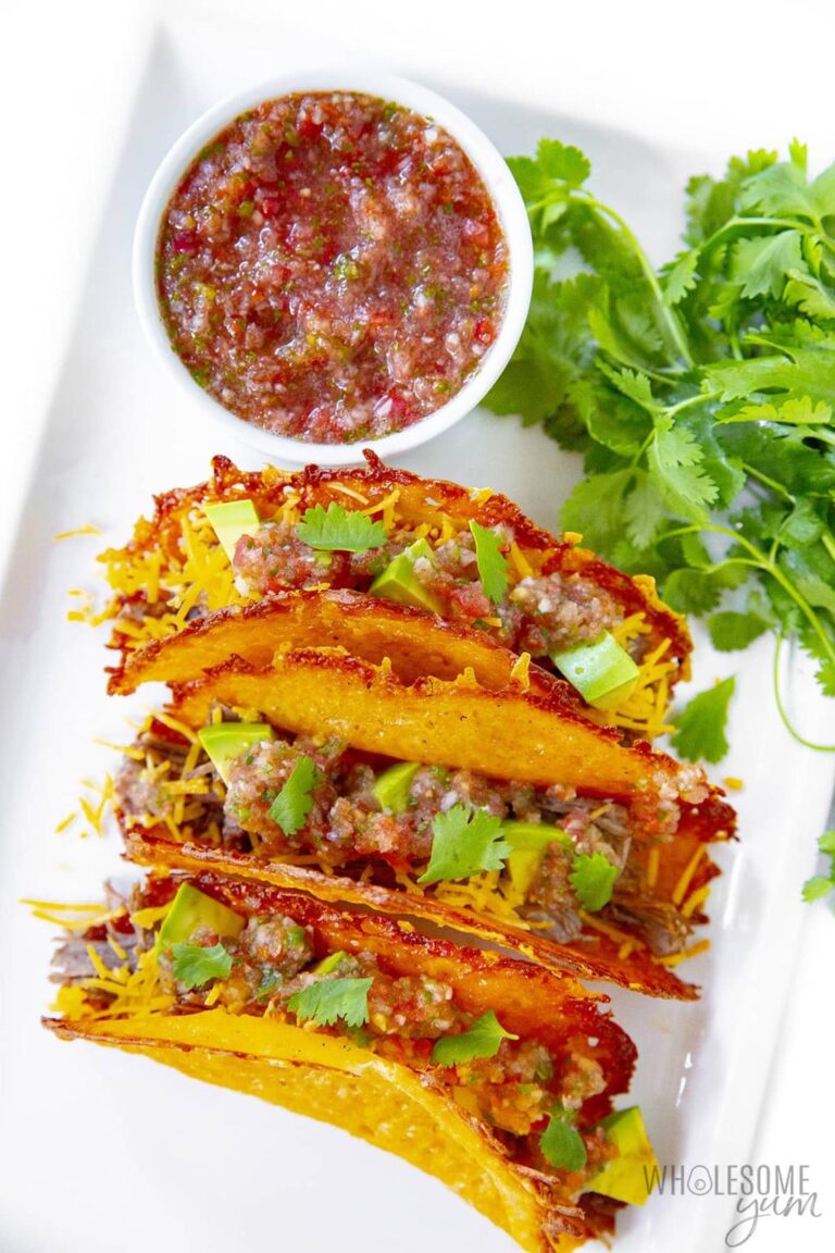 Keto Cheese Shell Tacos (Super Unique & Crispy)